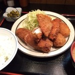 西麻布 三河屋 - 三河屋(ミックス定食)