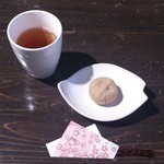 深緑茶房 - 栗きんとん￥250でほうじ茶サービス（おかわり自由）[H26.10]