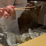 銀座 しのはら - 焼きたて加茂ナス