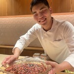 銀座 しのはら - まさとくん　にっこり