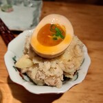 貝と魚と炉ばたのバンビ - スモークポテトサラダ