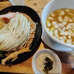 麺づくり 蒼空 - 味玉磯潮つけめん