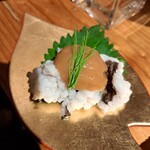 貝と魚と炉ばたのバンビ - 鱧の湯引き