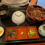 川勢 - ひつまぶし【並】(￥3600円)　肝吸い