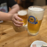 上州屋 - 生大と瓶ビール