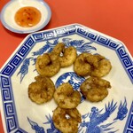 新香園 - 小エビの唐揚げ