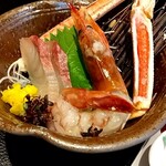 かに政宗 本町店 - 「お刺身」をアップでパチリ♯