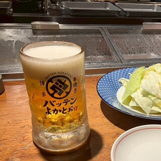 博多串焼きとお酒のマリアージュ。浴びるほどお飲み下さい！