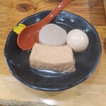 海鮮屋台おくまん 蔵前店 - おでんおまかせ3種盛り