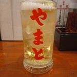 大衆酒場 やまと 名古屋駅前店 - ハイボール(メガ)：チンチロのおかげで大っきいのをいただけました。