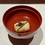 界 加賀 - 煮物椀：紅葉鯛の豊年仕立て