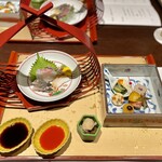 界 加賀 - 宝楽盛り：八寸／お造り