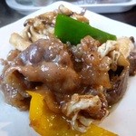 めだかタンタン - 10.22 リクエスト 牛肉と野菜のオイスターソース炒め。