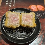 とんかつ ここまでやるか。 - やま幸さんより　本マグロのフライ