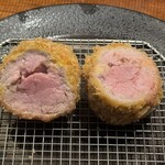 とんかつ ここまでやるか。 - 群馬、榛名ボーク、特上ヒレハーフ、80g