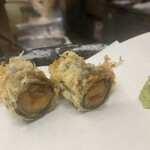 天ぷら ふじ - わさびをのせて…(*˘︶˘*).｡.:*♡