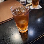 菊屋 - 焼酎麦ウーロン割二杯目