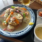 宇部72カントリークラブ 阿知須コース - 料理写真:皿うどん　全景