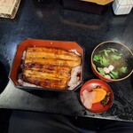 菊屋 - 国産鰻重吸物•香物付