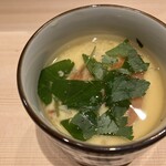 SUSHITOKYOTEN、 - トマトの茶碗蒸し