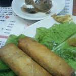 石狩亭 - 熱々の春巻