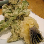 Kansuitei - 菜の花の天ぷら