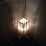 旬房まんぷく - トイレの行燈（あんどん）