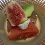旬房まんぷく - いちじくが美味しかったです