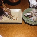 旬房まんぷく - 綺麗に食べています