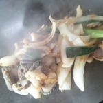 ホルモン1.5人前 中飯 1270円