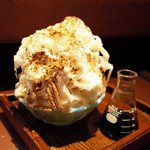 よろにく - ココアとゴルゴンゾーラチーズ 赤ワイン添え(特別メニュー)