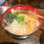 生つくね元屋  - 鶏塩ラーメン
