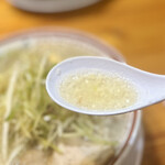 田中そば店 - この透き通ったスープ。う、美しい