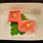 菊乃井 - お刺身 鮪ｕｐ