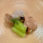 菊乃井 - 中猪口 冷し炊き合わせ