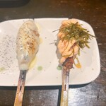 生つくね元屋  - つくねチーズと明太マヨつくね