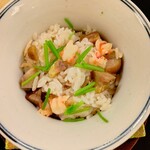 菊乃井 - 御飯 海老栗御飯