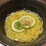 やす多” - 伊予柑素麺