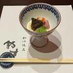 やす多” - 生ハムと無花果の胡麻酢和え