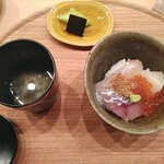日本料理 新茶家 - ご飯はいろんなバリエーションで楽しめます②　漬けシリーズ