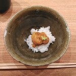 日本料理 新茶家 - ご飯はいろんなバリエーションで楽しめます③　塩ウニ