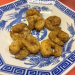 新香園 - 小エビ唐揚げ