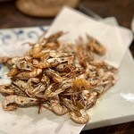 晩酌 ツナシザ - 川海老の唐揚げってなんで箸止まらんのやろ