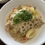 然の膳 - 料理写真:250912金　福岡　然の膳 九州医療センター店　Bランチ豚肉レンコンゴマ味噌炒め