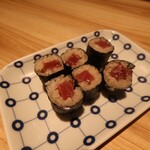 鮨マニシ - じゃんけんで勝ち取った本鮪細巻