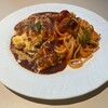 FAMiRES - ★ふわとろたまごのオムライスとナポリタンのハーフ＆ハーフ