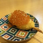 串カツあらた - 大人のホタテイクラ添え