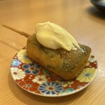串カツあらた - かぼちゃクリームチーズ