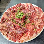 ホルモンセンター天狗家 - 料理写真:カルビ(たれ)3人前