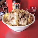 ラーメン二郎 三田本店 - 小豚W (小豚+現金100円)